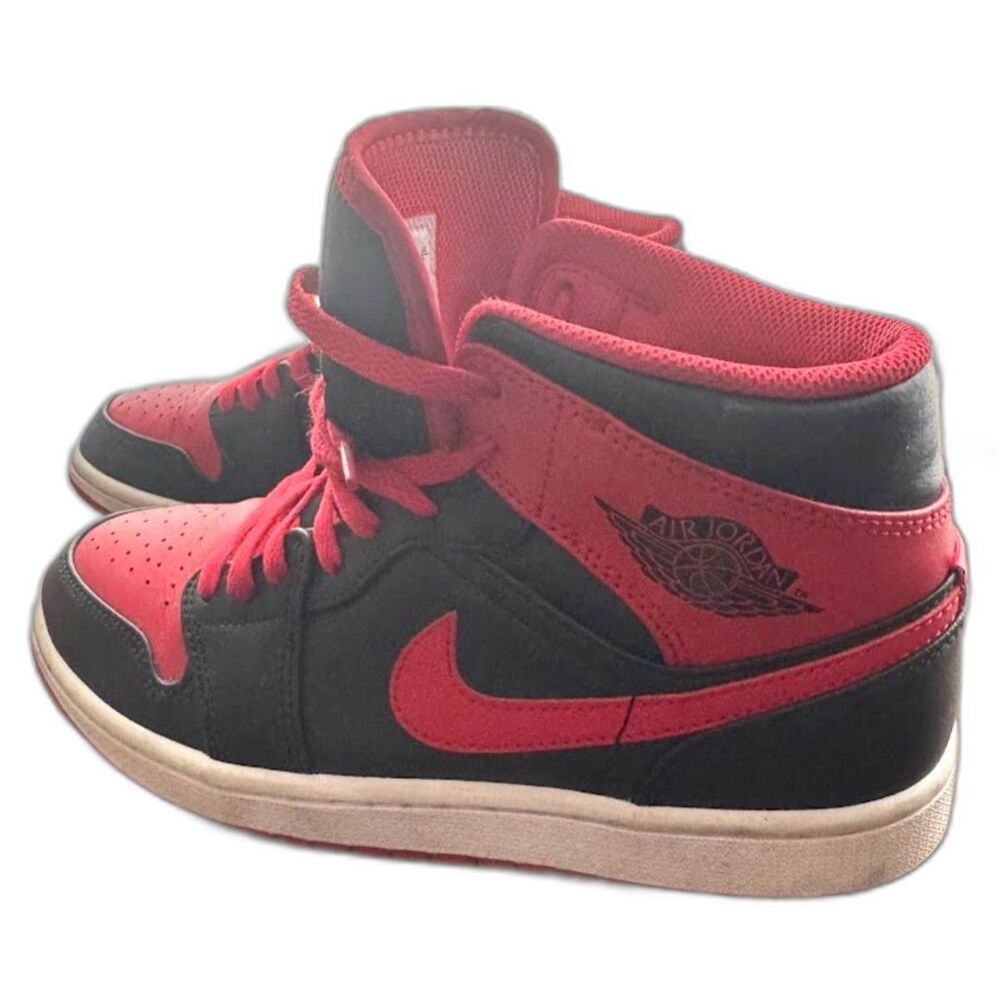 Mens Air Jordan Retro 1 Mid "Alternate Bred Size 8 [DQ8426-060]